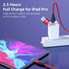 ENKAY 6-in-1 PD100W USB-A / Type-C to Type-C / 8 Pin / Micro USB Magnetic Fast Charging Cable, Cable Length:2m(Purple)