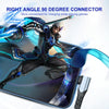 ENKAY Hat-Prince PD 20W Type-C to 8 Pin Dual Elbow Fast Charging Data Cable, Length:1m(Black)