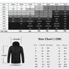 11 Zone Double Control Blue USB Winter Electric Heated Jacket Warm Thermal Jacket, Size: XXXL