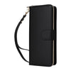 For Samsung Galaxy S24+ 5G Nine-card Slots Zipper Wallet Bag Leather Phone Case(Black)