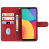 Leather Phone Case For Alcatel 1L (2021)(Red)