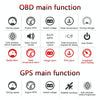 OBD2 GPS HUD Head Up Display Car Speedometer Universal Dual Mode