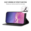 For Samsung Galaxy S10e Magnetic Closure Leather Phone Case(Black)
