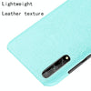 For Huawei Y8p Shockproof Crocodile Texture PC + PU Case(Light green)