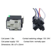 5 Sets JD2912 4 Pin Car Relay With Fuse, Rated voltage: 12V