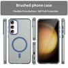 For Samsung Galaxy S23+ 5G MagSafe Frosted Translucent TPU + PC Full Coverage Phone Case(Dark Blue)
