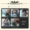 ZBToys 812pcs High Difficulty Metal Model Assembled Intelligence Hand Assembled Screwdriver Gear Transmission Mechanical Blocks