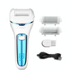Electric Foot Grinder Digital Display Rechargeable Pedicure Peeling, Color: Royal Blue
