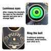 Halloween One-eyed Doorbell Glowing Horror Sound Decoration Pendant Black