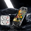 E6 Handheld Game Console 5 Inch IPS Screen Retro Gamebox  With 2 Handles 128GB(Black)