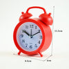2 PCS Student Bed Small Alarm Clock Desk Alarm Clock(Blue)