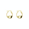 925 Silver Needle Retro Earrings Geometric Twist Temperament Earrings(Golden)