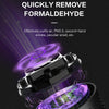 Mini Car Air Purifier Desktop Negative Ion Filter(Black)