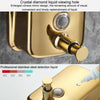 304 Stainless Steel Bathroom Soap Dispenser Simple Hotel Home Wall Mounted Manual Shower Fluid Bottle, Capacity: 1000ml Gold