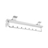 YO5C Monorail 7 Beads Wardrobe Hardware Push-Pull Hanging Rod Clothes Rail