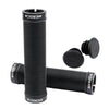 MEROCA Mountain Bike Anti-slip Shock Absorber Riding Grip Cover, Style: Bilateral Lock Thread ME15 Black