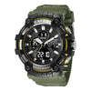SMAEL 8079 Outdoor Multifunctional Dual Display Dial Waterproof Sports Watch(Army Green)