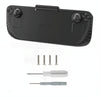 For Steam Deck Hifylux 3 in 1 Gaming Console Protector Guard Monitor Cover Sun Hood Kickstand Holder Mount(Black)