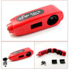 Motorcycle Electric Car Aluminum AlloyThrottle Anti-theft Brake Lock(Red)