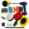 23 PCS / Set Car Tire Slits Multi-Function Cleaning Brush