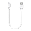 WK WDC-105i 2.4A 8 Pin Full Speed Pro Charging Data Cable, Length: 25cm(White)