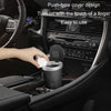 Car Storage Tube Cup Holder Miscellaneous Trash Can With Aroma Diffuser(Blue)