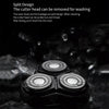 3D Floating Head Electric Shaver Charging Three-blade Wet and Dry Razor(Silver)