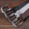 Dandali XX818 Men Fashion Retro Leather Belt Waistband, Length: 110cm (Coffee)