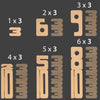 Children Particle Beech Number Building Blocks Children Mathematics Early Education Toy Teaching Kids(32 PCS / Set)