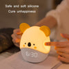 Cartoon Animal LED Smart Alarm Clock Bedside Mini Sleeping Lamp(Prince Duck)