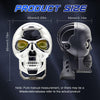 26W 3000LM Car Motorcycle IP68 Waterproof Skull Style Spotlight(Silver)