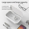 RQW-168 10W Wireless Charging Sterilization Box Smartphone Sterilizer UV Light Disinfection Cleaning Box(White)