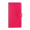 For ASUS Zenfone 7 ZS670KS idewei Crazy Horse Texture Horizontal Flip Leather Case with Holder & Card Slots & Wallet(Rose Red)