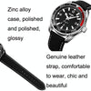 SKMEI 9291 Rotatable Dial Men Watch Outdoor Casual Business Waterproof Quartz Watch(Black)