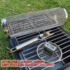 Upgrade With Handle BBQ Cage Stainless Steel  Barbecue Basket  30cm+Handle 18cm