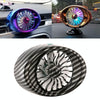 Car Vent Fan Multi-function USB Interface LED Lamp Portable Fan