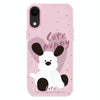 For iPhone XR Skin Feeling Jelly TPU Hybrid PC Phone Case(Puppy Pillow Pink)