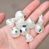 10pcs No. 9 Halloween Alien Ghost Micro Landscape Ornament(Green Light)