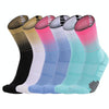 Thickened High-Top Sports Socks Non-Slip Mid-Tube Socks, Size: Free Size(Black Gold)