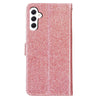 For Samsung Galaxy A36 5G Glitter Powder Flip Leather Phone Case(Rose Gold)
