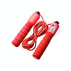 Jump Ropes with Counter Sports Fitness Adjustable Fast Speed Counting Jump Skip Rope Skipping Wire(Red)