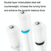 3 PCS Beginners Non-slip Wear-resistant Portable Rotating Pen(White + Red)