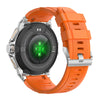 LEMFO K62 1.43 inch AMOLED Round Screen Smart Watch Supports Bluetooth Calls(Silver Orange)