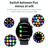 GW69 Smart Watch, Support BT Call / Heart Rate / Blood Pressure / Blood Oxygen(Sliver + Leather Strap Brown)