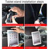 SHUNWEI SD-1153K Auto Car Seatback Tablet PC Holder Cradle, For iPad mini 4, iPad Air, Between 7 inch and 10 inch Tablets