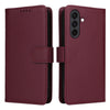 For Samsung Galaxy A36 5G BETOPNICE BN-005 2 in 1 Detachable Imitate Genuine Leather Phone Case(Wine Red)