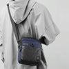 WEPOWER Men Sport Messenger Bag Outdoor Street Casual Messenger Bag(Dark Blue)
