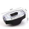 BF-915 Rechargeable 60 Lumen Colorful Light Bicycle Bike Tail Light Helmet Warning Light