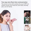 GH3 Wireless 720p WiFi Security Camera, Battery Powered, Night Vision, White