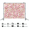 2.1 X 1.5m Festive Photography Backdrop 3D Wedding Flower Wall Hanging Cloth, Style: C-1856